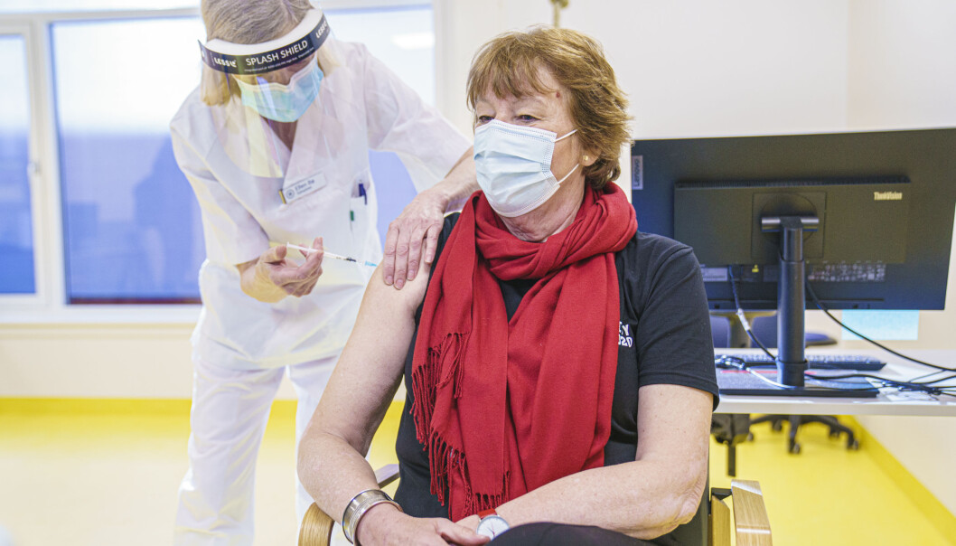 Ordfører Marianne Borgen (SV) er blant mange Oslo-borgere som har fått en koronavaksine i overarmen. Ordfører Marianne Borgen (SV) er blant mange Oslo-borgere som har fått en koronavaksine i overarmen.