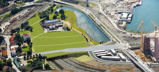 Middelalderparken rustes opp: - Blir nesten dobbelt så stor etter at Follobanen er ferdig Middelalderparken rustes opp: - Blir nesten dobbelt så stor etter at Follobanen er ferdig