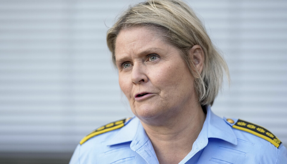 Leder for etterforskning og etterretning i Oslo politidistrikt, Grete Lien Metlid, orienterer om skytehendelsen i Oslo sentrum.