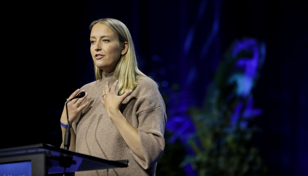 Tidligere leder av Unge Høyre, Sandra Bruflot, kritiserte Fabian Stang torsdag og skrev i en kommentar at høyresiden har et ekstra ansvar for å ta avstand fra høyreekstremisme. Foto: Vidar Ruud / NTB Tidligere leder av Unge Høyre, Sandra Bruflot, kritiserte Fabian Stang torsdag og skrev i en kommentar at høyresiden har et ekstra ansvar for å ta avstand fra høyreekstremisme. Foto: Vidar Ruud / NTB
