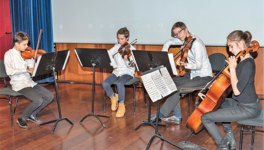 Strykejernet kvartett kommer fra Oslo Musikk- og kulturskole. Strykejernet kvartett kommer fra Oslo Musikk- og kulturskole.