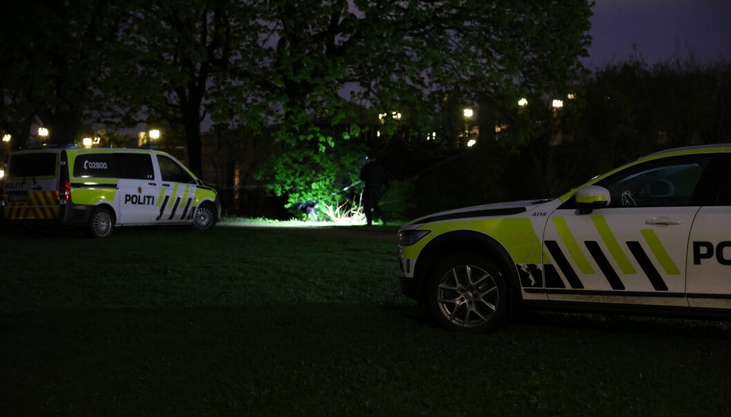 Publikum meldte til politiet at mannen også kjørte alt for fort inne i Frognerparken. Bildet er fra et av politiets tidligere oppdrag i parken.