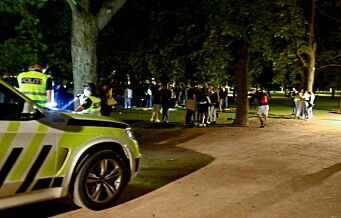Fyll og bråk i Frognerparken: - Mye beruset ungdom og mange av dem er veldig unge, meldte politiet