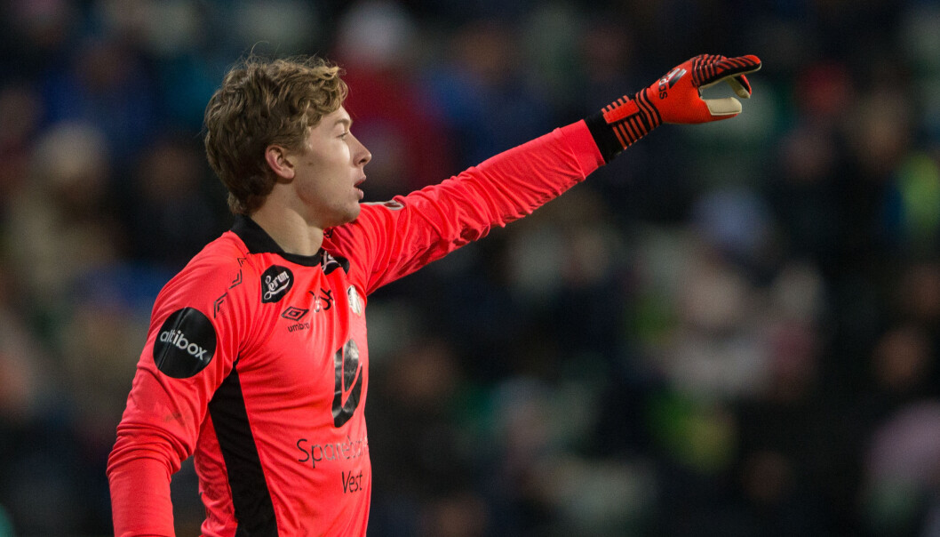 Mathias Dyngeland er klar for Vålerenga. Her i aksjon for Sogndal i 2017. Mathias Dyngeland er klar for Vålerenga. Her i aksjon for Sogndal i 2017.