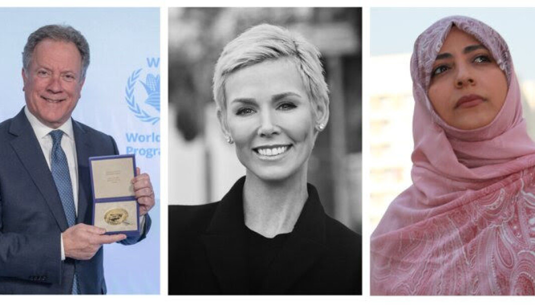 David Beasley, Gunhild Stordalen og Tawakkol Karman kommer til «Fix the Food». (Foto: WFP, EAT og privat) David Beasley, Gunhild Stordalen og Tawakkol Karman kommer til «Fix the Food». (Foto: WFP, EAT og privat)