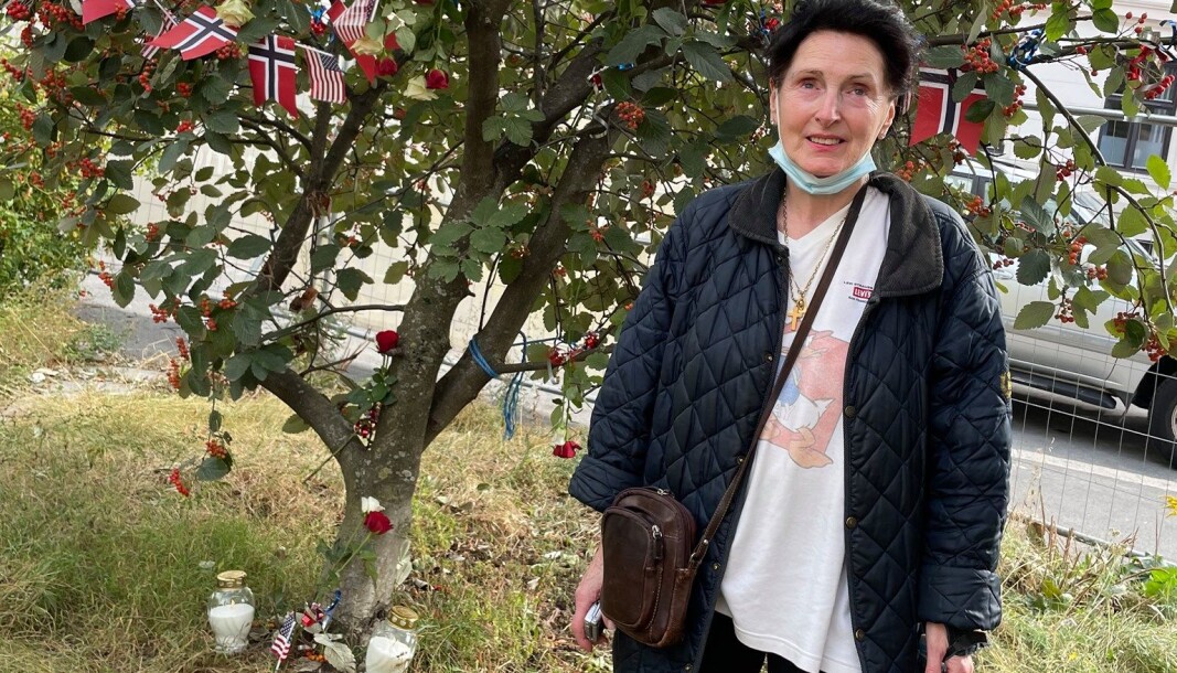 Anne Cathrine Nilsen har i 20 år jobbet for å hedre minnet om de 343 falne brannkollegene fra World Trade Center. Anne Cathrine Nilsen har i 20 år jobbet for å hedre minnet om de 343 falne brannkollegene fra World Trade Center.