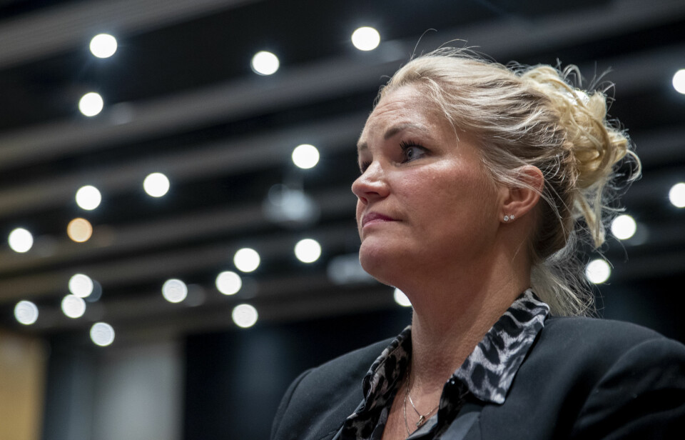 Gardermoen 20201024. Cecilie Lyngby er lederkandidater på landsmøtet til Folkeaksjonen nei til bompenger FNB på Gardermoen.