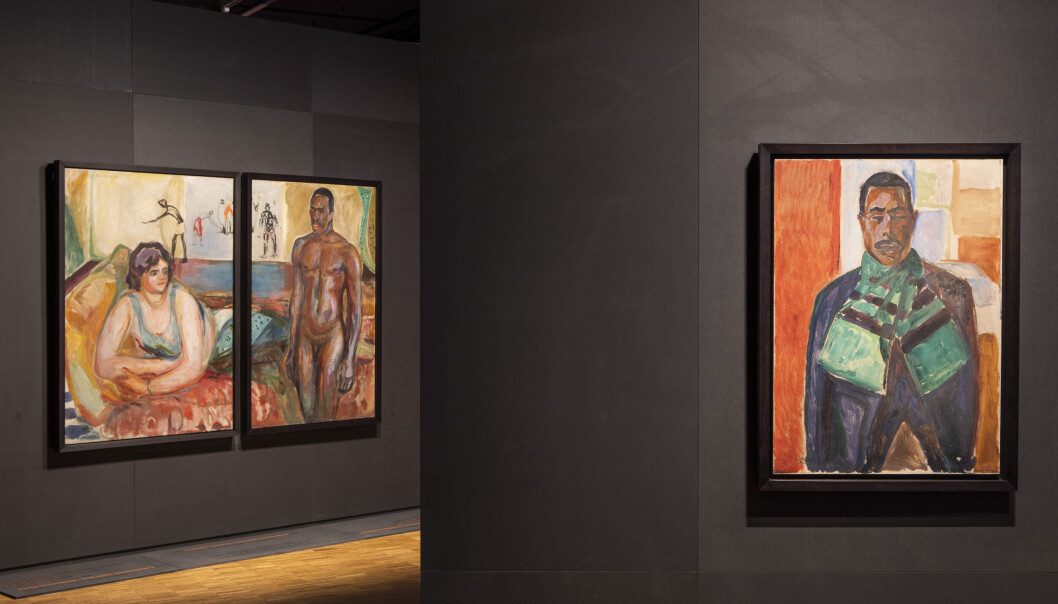 Fra Gi meg et navn-utstillingen ved dagens Munch-museum. Fra Gi meg et navn-utstillingen ved dagens Munch-museum.