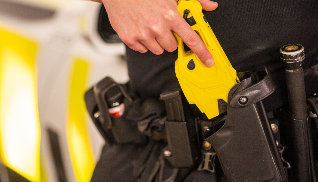 Tirsdag avfyrte politiet i Oslo et skudd med elektrosjokkvåpen. Illustrasjonsfoto: Tirsdag avfyrte politiet i Oslo et skudd med elektrosjokkvåpen. Illustrasjonsfoto: