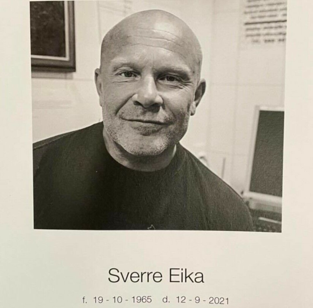 Sverre Eika ble bisatt fra Oslo domkirke i dag. Legen som hjalp rusavhengige i Oslo ble 55 år gammel.