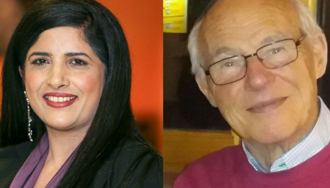 Nasreen Begum og Knut Nasreen Begum og Knut