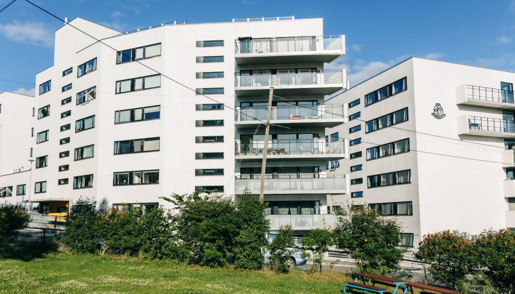 Kværnertoppen borettslag i Oslo. Kværnertoppen borettslag i Oslo.