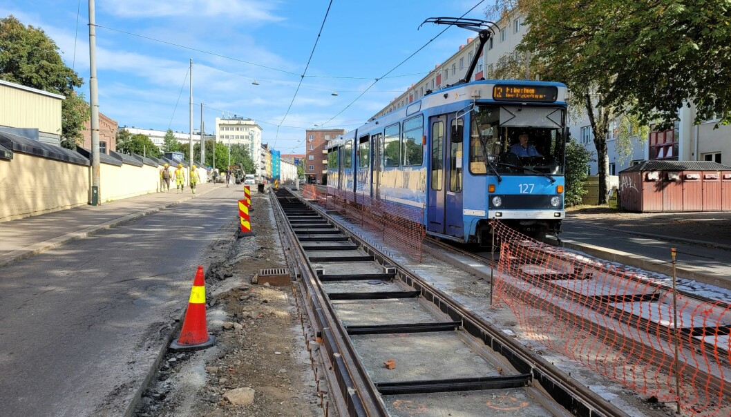 Det blir nattarbeid og buss for trikk den neste uka i forbindelse med trikkeprogrammet. Det blir nattarbeid og buss for trikk den neste uka i forbindelse med trikkeprogrammet.