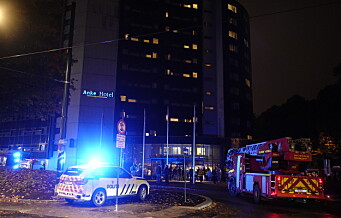 Brann på Anker Hotel nederst på Grünerløkka slukket