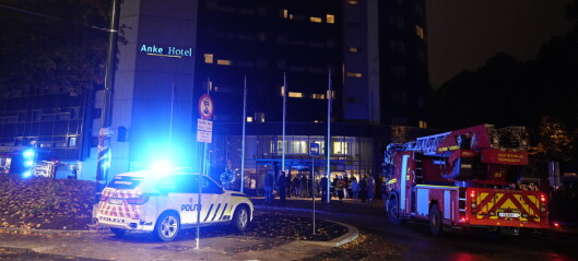 Brann på Anker Hotel nederst på Grünerløkka slukket