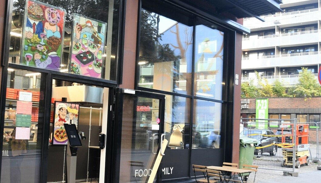 På baksiden av Tøyensenteret i Kolstadgata har den nye take away-restauranten fått sin plassering. På baksiden av Tøyensenteret i Kolstadgata har den nye take away-restauranten fått sin plassering.