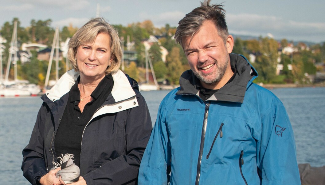Presse- og samfunnsansvarlig hos båtdelingsfirmaet Kruser sammen med daglig lader og co-founder Christer Ervik mener de har løsningen på båtplassmangelen