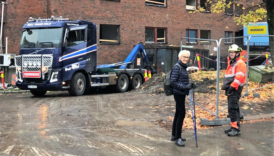 Nabo Helen Elisabeth Aschehoug (74) synes det er bra kommunen prioriterer et nytt sykehjem på Majorstuen. Nabo Helen Elisabeth Aschehoug (74) synes det er bra kommunen prioriterer et nytt sykehjem på Majorstuen.