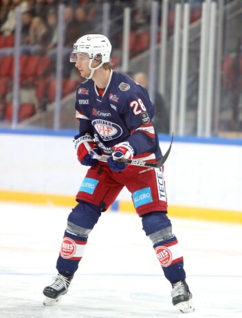 Jørgen Karterud pådro seg en utvisning og en assist under kampen mot Ringerike. Jørgen Karterud pådro seg en utvisning og en assist under kampen mot Ringerike.
