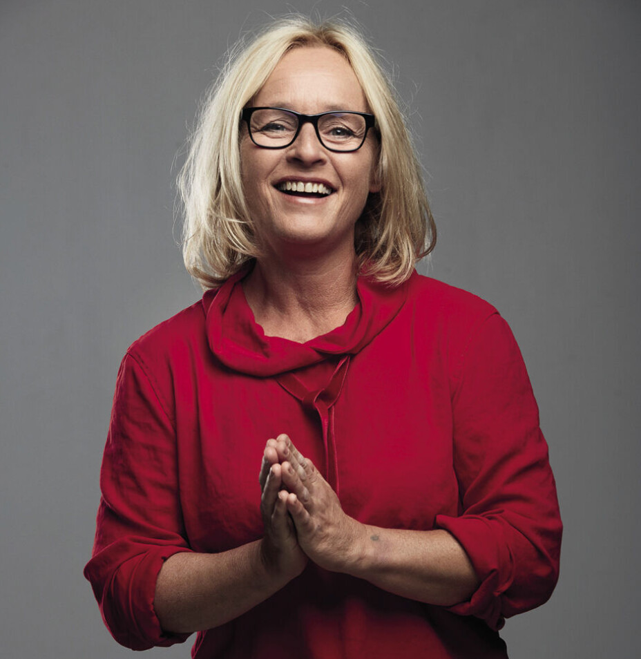 Programleder Kjersti Bergesen i TV2s Tid for Hjem gjester Boligmessen lørdag og søndag.