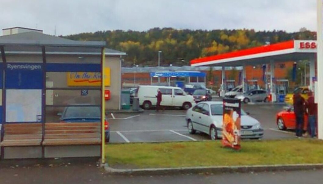 Det var her på Esso Ryen at voldshendelsen skal ha skjedd. Det var her på Esso Ryen at voldshendelsen skal ha skjedd.
