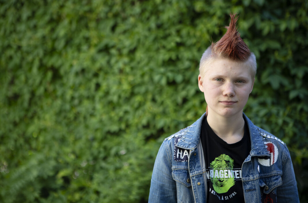 – Det viktigste er at man kommer fram til en bindende avtale for å redusere utslippene av klimagasser vesentlig og raskt, mener Benjamin Lau-Henriksen (14). – Det viktigste er at man kommer fram til en bindende avtale for å redusere utslippene av klimagasser vesentlig og raskt, mener Benjamin Lau-Henriksen (14).
