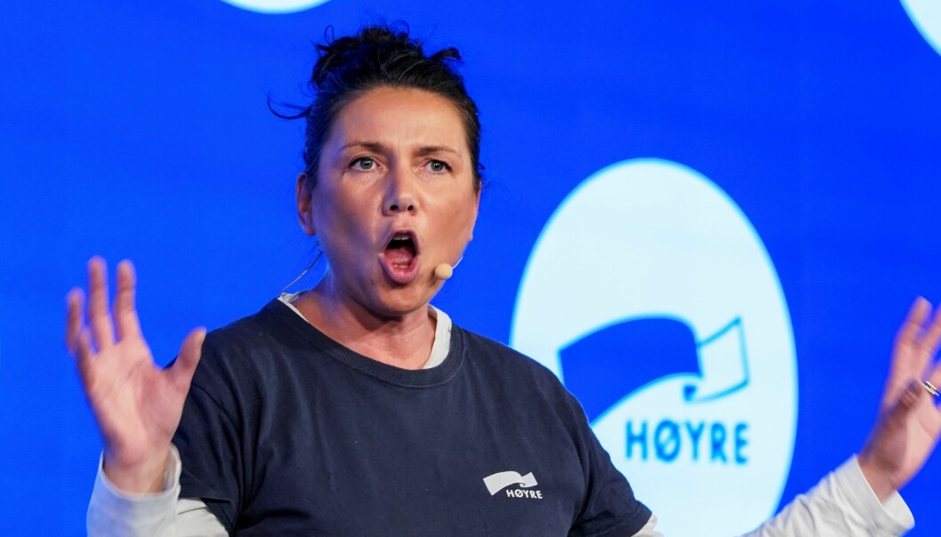 Heidi Nordby Lunde sier hun er ukjent med at halvparten av Oslo Høyres bydelslag ønsket henne skiftet ut som leder.