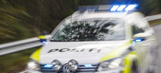 Politiet stengte Østre Aker vei: - Bil av veien i høy hastighet ved Haugenstua