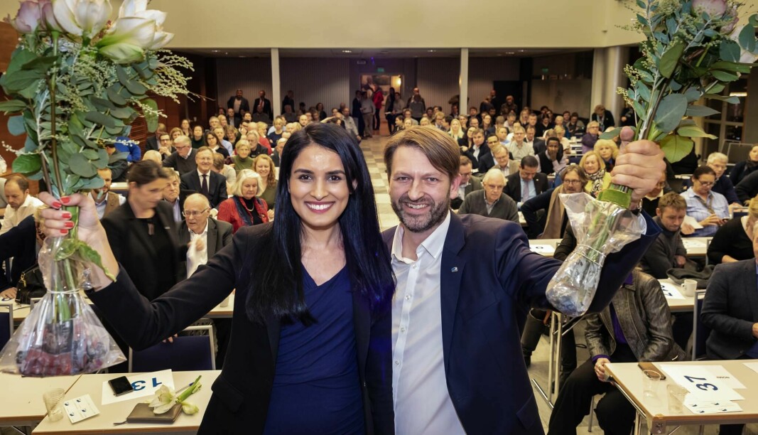 Saida Begum og Eirik Lae Solberg er akkurat valgt til å være ordfører- og byrådslederkandidat av Oslo Høyres nominasjonsmøte før valget i 2019. To år senere er begge ute av heltidsverv.
