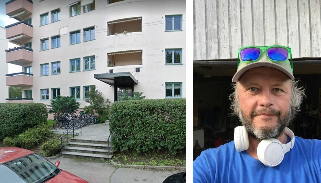 – Det føles litt voldsomt å bli truet med utkastelse fordi jeg betaler noen få dager etter betalingsfristen, sier Thor Langfeldt. – Det føles litt voldsomt å bli truet med utkastelse fordi jeg betaler noen få dager etter betalingsfristen, sier Thor Langfeldt.