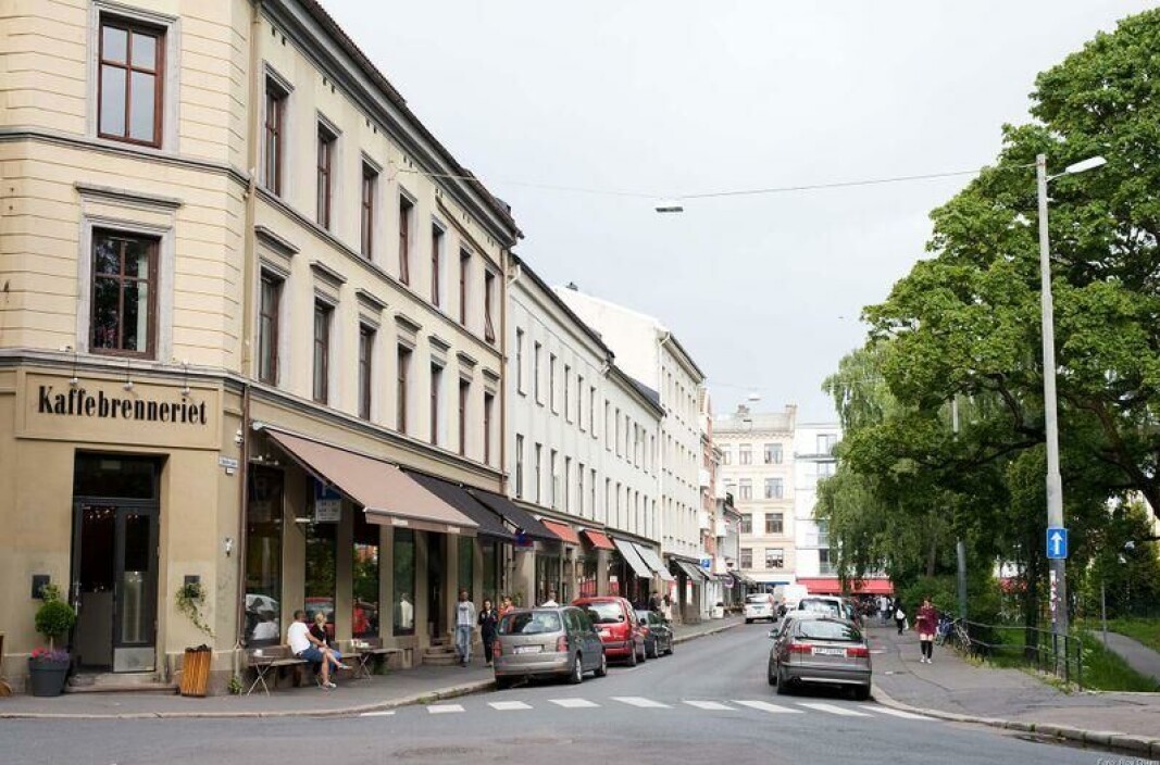 Slik ser Søndre gate på Grünerløkka ut i dag. Slik ser Søndre gate på Grünerløkka ut i dag.