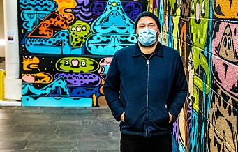 Graffiti-artisten Mucho har skapt Trosteruds sammensurium av bisarre, hverdagslige øyeblikk