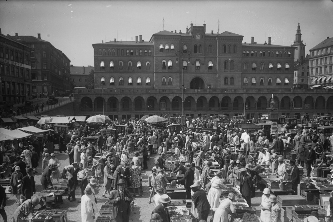 Torghandel rundt 1920. Torghandel rundt 1920.