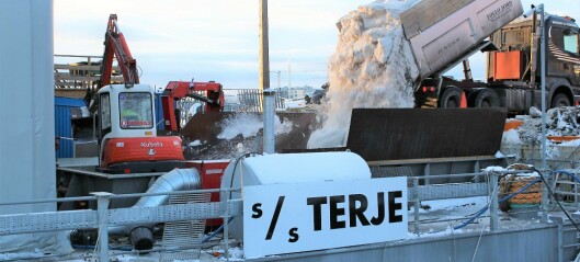Overraskende forurenset snø. Oslo havn slutter å tippe snøen i sjøen. – Bekymringsfullt