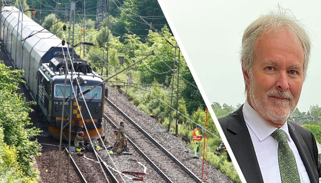 Ørnulf peker på et helt nytt forslag i debatten om utbyggingen av togspor i Kværnerdalen. Ørnulf peker på et helt nytt forslag i debatten om utbyggingen av togspor i Kværnerdalen.