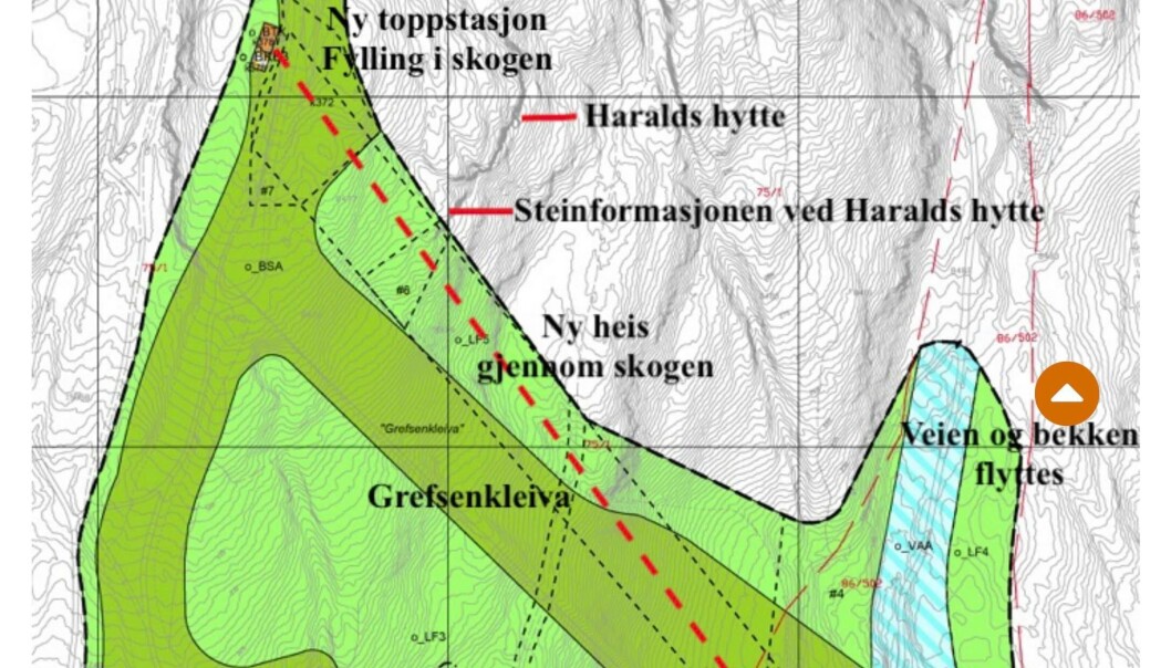 Reguleringsplanen for utbygging av Grefsenkleiva. Reguleringsplanen for utbygging av Grefsenkleiva.