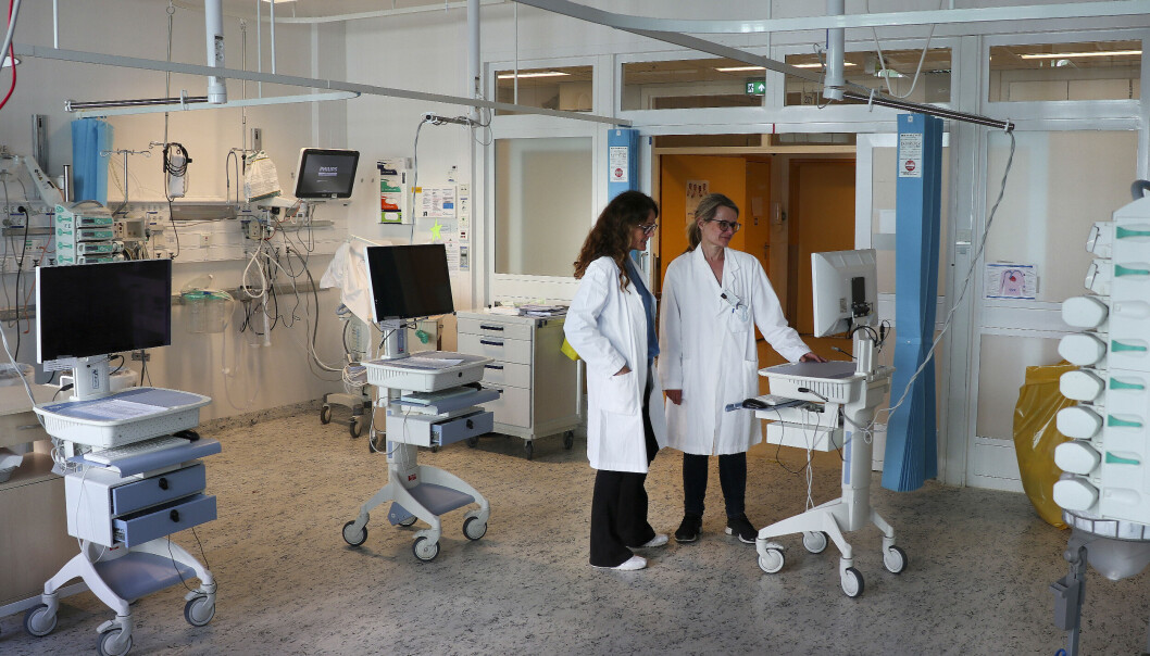 For tiden ligger ti personer inne på intensiven på Oslo universitetssykehus. Rekordmange blir liggende lenge tilknyttet en ECMO-maskin.