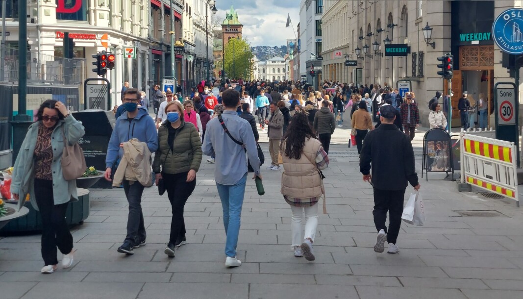 Smittetoppen i Oslo var 30. august i år med 680 tilfeller på ett døgn. Til sammen er 66.814 Oslo-borgere registrert smittet siden mars i fjor. Smittetoppen i Oslo var 30. august i år med 680 tilfeller på ett døgn. Til sammen er 66.814 Oslo-borgere registrert smittet siden mars i fjor.
