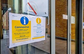 Nye koronatiltak ved Oslo-sykehus: Alle besøkende må scanne QR-kode og besvare spørsmål