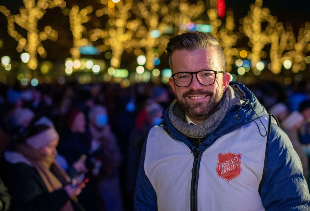 — Midlene vi får i Julegryta går til lokale tiltak hele året, sier Geir Smith-Solevåg i Frelsesarmeen. — Midlene vi får i Julegryta går til lokale tiltak hele året, sier Geir Smith-Solevåg i Frelsesarmeen.