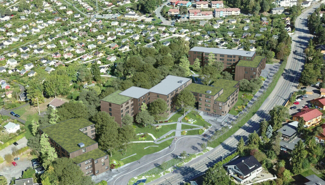 Studentsamskibskal nå oppføre tre nye boligblokker med en høyde på mellom ca. 12-18 meter, noe som innebærer tre til fem etasjer. Studentsamskibskal nå oppføre tre nye boligblokker med en høyde på mellom ca. 12-18 meter, noe som innebærer tre til fem etasjer.