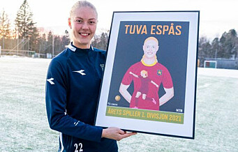 Tuva Espås kåret til Årets spiller i 1. divisjon