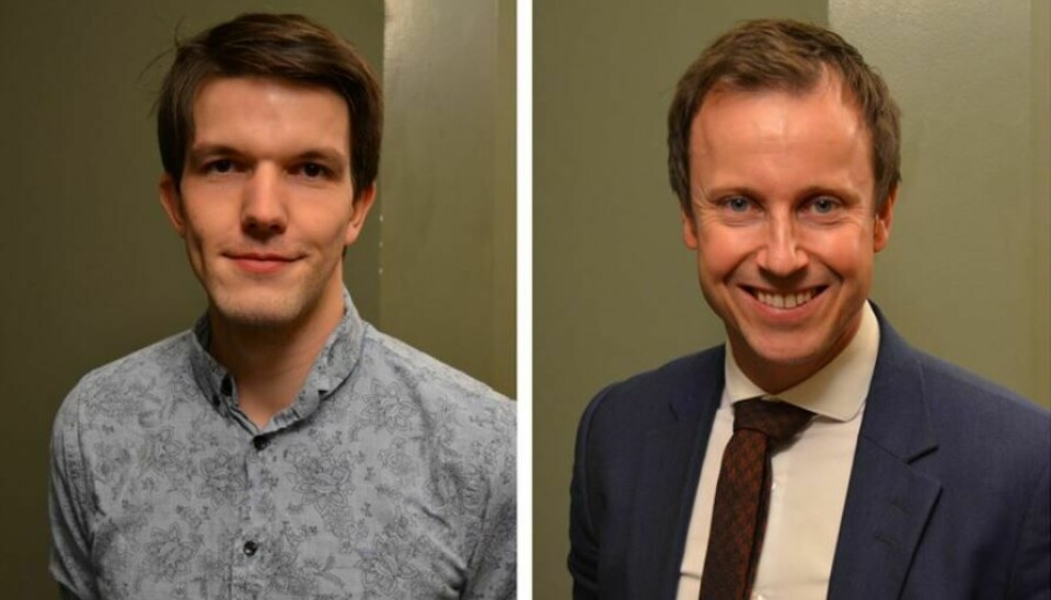 Gard Sandaker-Nielsen (til høyre) og Marius Berge Eide skal også de neste to årene lede Oslo bispedømmeråd.