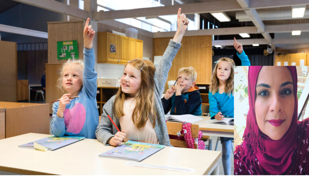 Hanan Abdelraham jobber som lærer i Osloskolen og spør om ikke både hennes lærerkollegaer og byens elever har gjort seg fortjent til å unngå smitte nå i uken før jul. Hanan Abdelraham jobber som lærer i Osloskolen og spør om ikke både hennes lærerkollegaer og byens elever har gjort seg fortjent til å unngå smitte nå i uken før jul.
