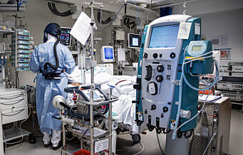 Koronapasienter på respirator har økt ved Oslo universitetssykehus. Like mange nå som ved tidligere smittetopper