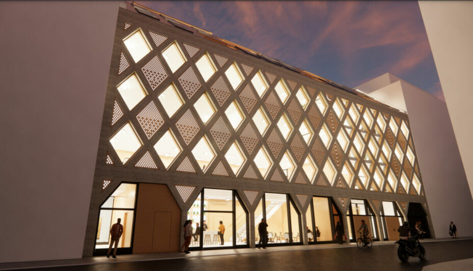 Vi får en presentasjon av den nye moskéen Det Islamske Forbund Rabita ønsker å bygge i Calmeyersgate.
