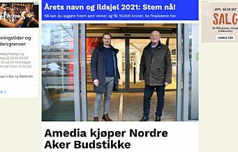 Amedia kjøper Nordre Aker Budstikke og Sagene Avis