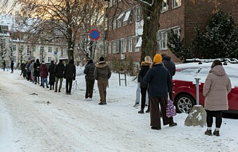 Koronatesting i Oslo gikk dramatisk ned. Ble nesten halvert i romjula og frem til nyttår
