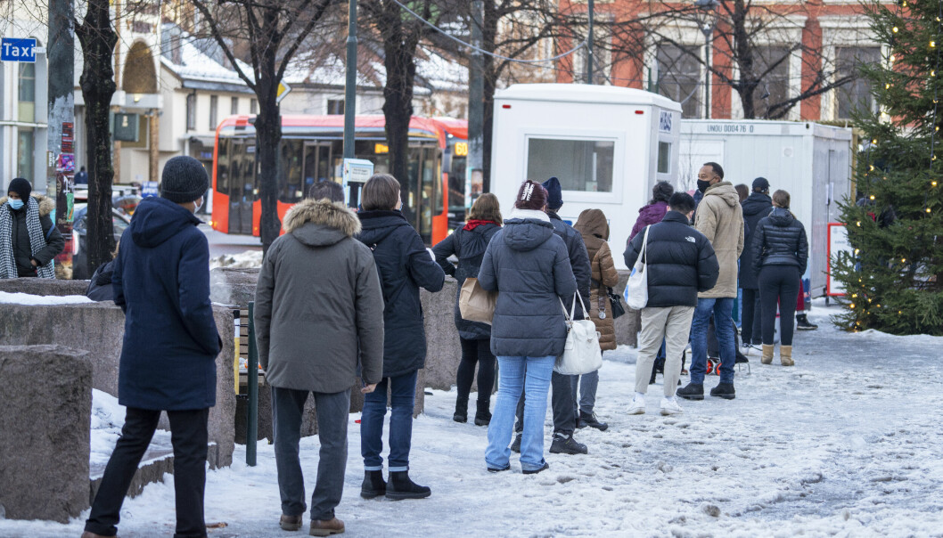 Smittetoppen i Oslo var 7. januar i år med 2.170 tilfeller på ett døgn.