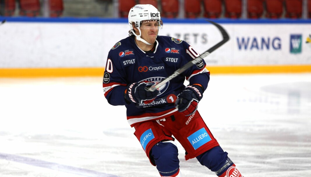 Søndag var amerikaneren David Booth tilbake i norsk hockey. Denne gang i Vålerenga-drakt.